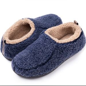 Sherpa fleeced slippers Rockdove size 13